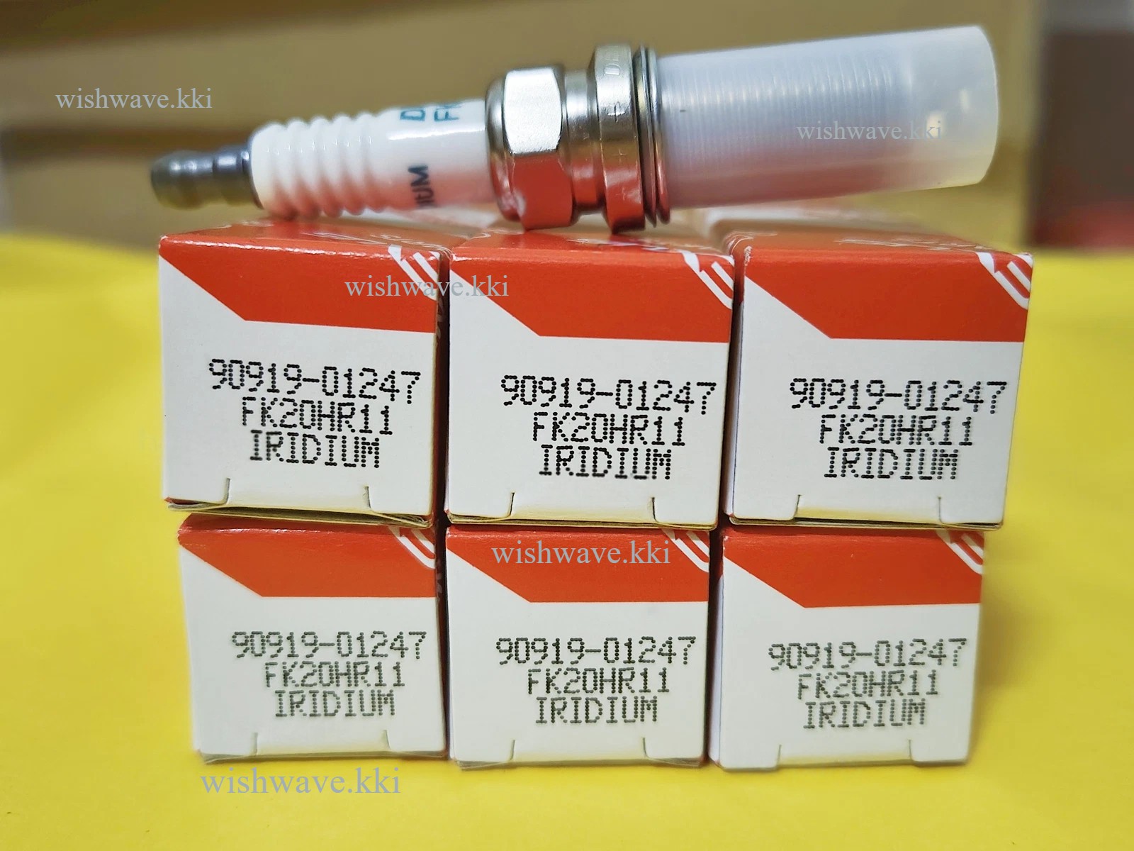 6Pcs OE 90919-01247 Genuine Factory Spark Plugs for ES350 Denso FK20HR1