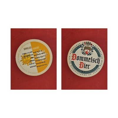Dommelsch Sponsort Festival Werf Brauerei Bierdeckel Beermat