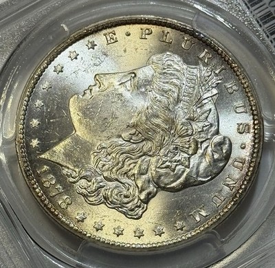 1878-CC Morgan Dollar PCGS MS63 – Dramatic 85° Rotated Dies Mint