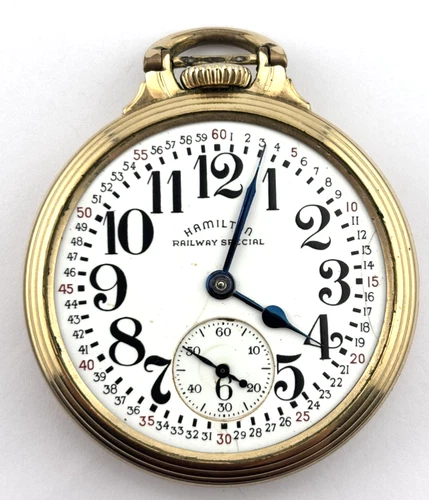 Hamilton Antique Mechanical Pocket Watch  21J  16s  Gr.992B  C28356 DOESN'T WORK