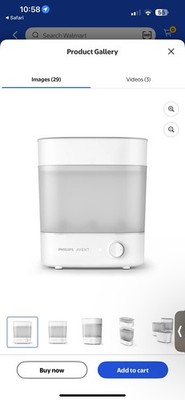 Philips AVENT SCF293/00 Electric Steam Bottle Sterilizer