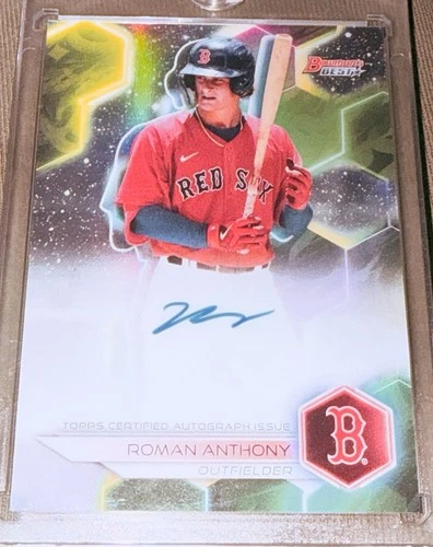 2023 Bowman's Best Best of 2023 Autographs Roman Anthony Refractor #B23-RAY (RC)