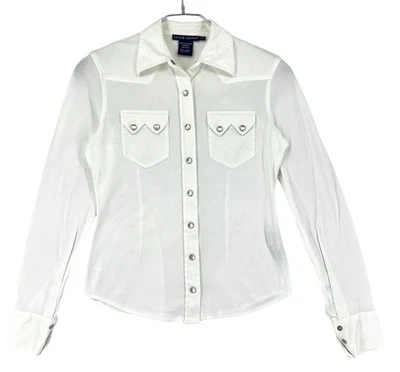Ralph Lauren Femme Slim Fit Décontracté Manches Longues Habillé Chemise TAILLE S - Photo 1/4