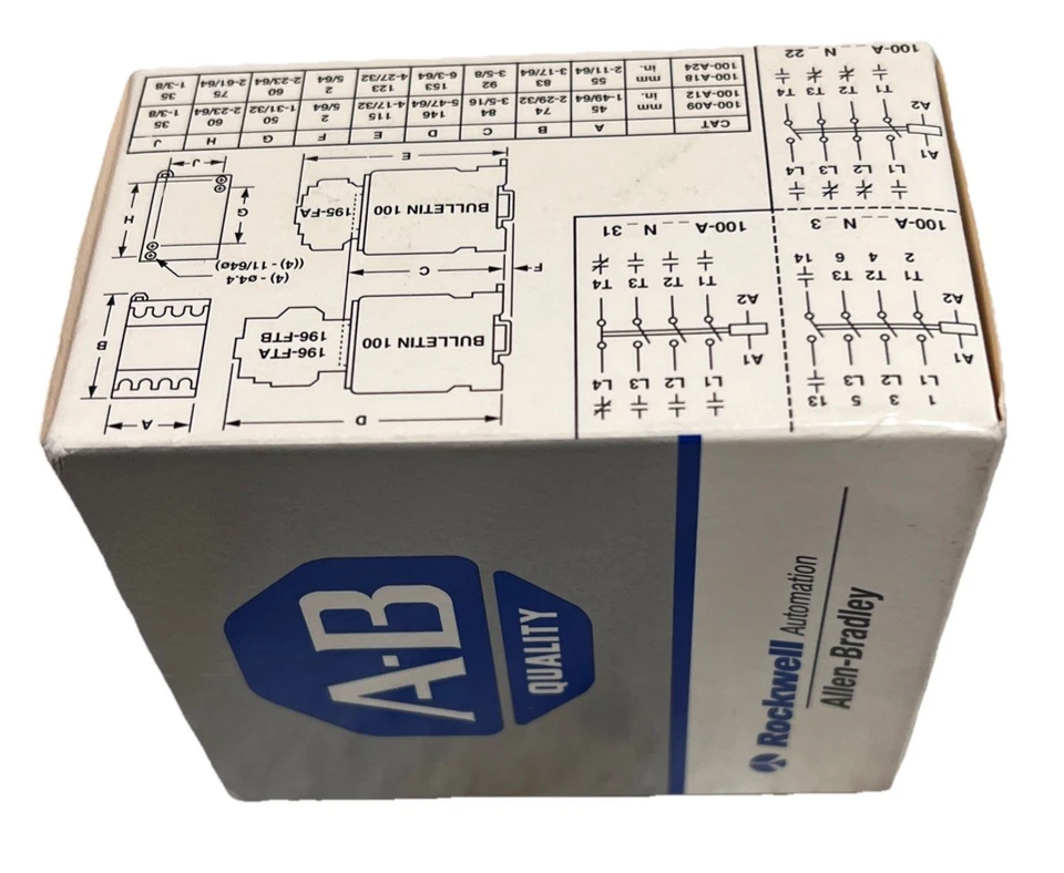 Allen Bradley 100-A12ND3/100A12ND3 Ser-B Made in USA New In Box - Image 3 of 4