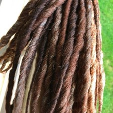 30 Brown Auburn Dreads Dreadlocks Hair Extensions