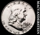 1962-D Franklin Half Dollar- Silver- Choice Gem Brilliant Unc Luster #J4185