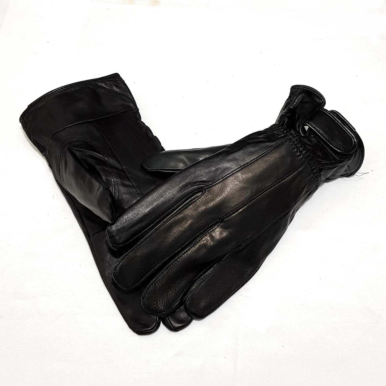 Men's Gloves Leather Gloves L - XXL Winter Men's Gloves Warm Black