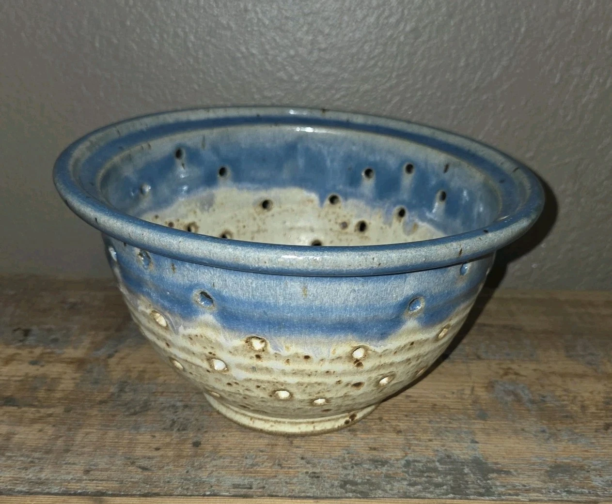 Studio Pottery Colander Berry Bowl Ceramic Handmade 8” Strainer
Opens in a new window or tab
