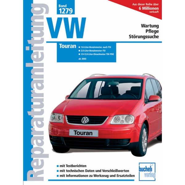 Vw Touran I, Typ 1T (2003-2015) Reparaturanleitung Bucheli Verlag-image