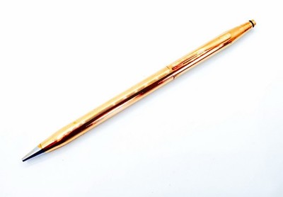 Cross 18k Gold Filled Druckbleistift Working Wear And Tearving No Engraving