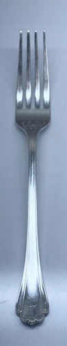 STERLING SILVER ~ LUNT ~ Delicacy  1 DINNER FORK ~ 7.5"  Nice Add or Replacement