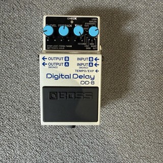 BOSS DD 8 Digital Delay Pedal for Electric Guitar with Box & Manual