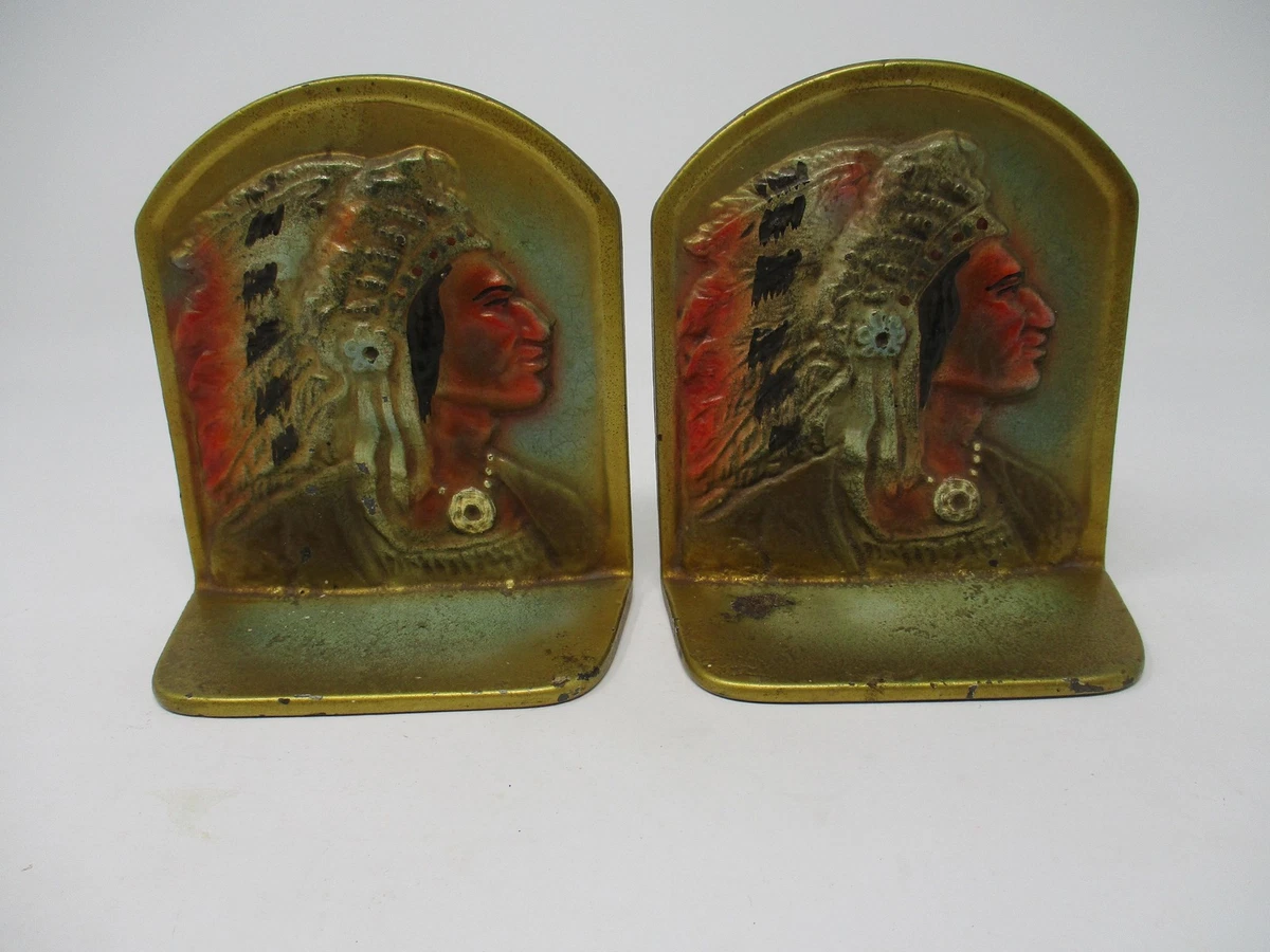 Antique Indian Bookends In Collectible Book Ends for sale | eBay