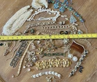 Fantastic Vintage Costume Jewelry Lot 2.5 LB Repair Craft Rhinestones Juliana?