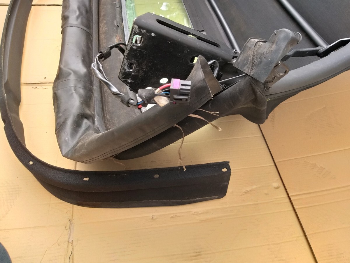 Audi TT 8N Roadster Klappdach Cabrioverdeck Stoff Dach Schwarz 