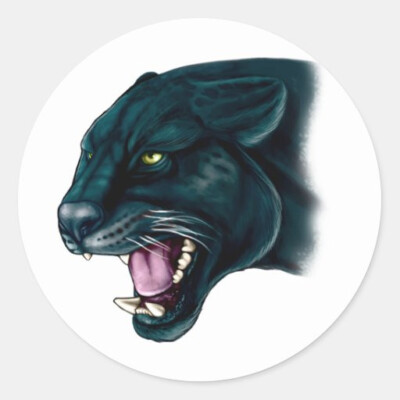Unusual BLACK PANTHER CAT Pendant DIAMOND Cut 925 Sterling Silver 22'' Necklace