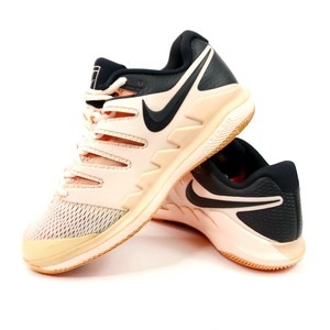 peach tennis shoes