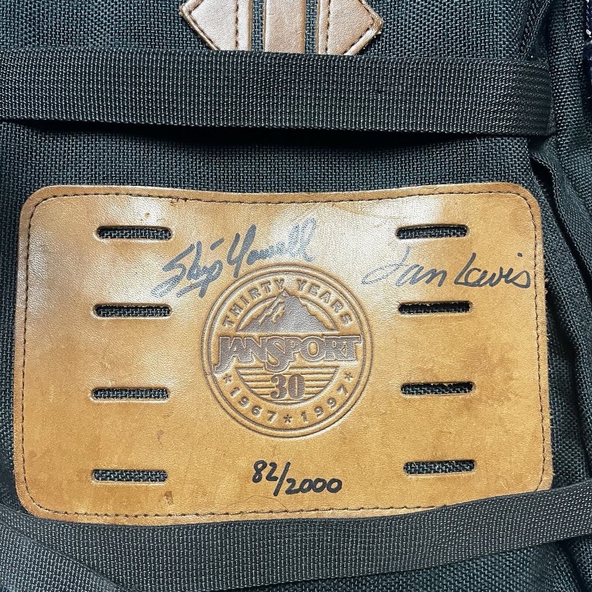 Vintage USA Jansport 30th Anniversary Skip Yowell Jan Lewis