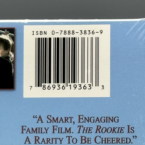 The Rookie VHS 2002 New Dennis Quaid Baseball True Story Rachel Griffiths Disney - Picture 5 of 10