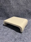 Haeger Pottery Ceramic Pedestal Display Base Raised Display Stand Vanilla/White