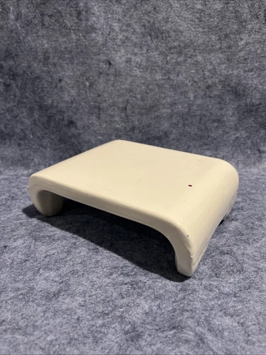 Haeger Pottery Ceramic Pedestal Display Base Raised Display Stand Vanilla/White