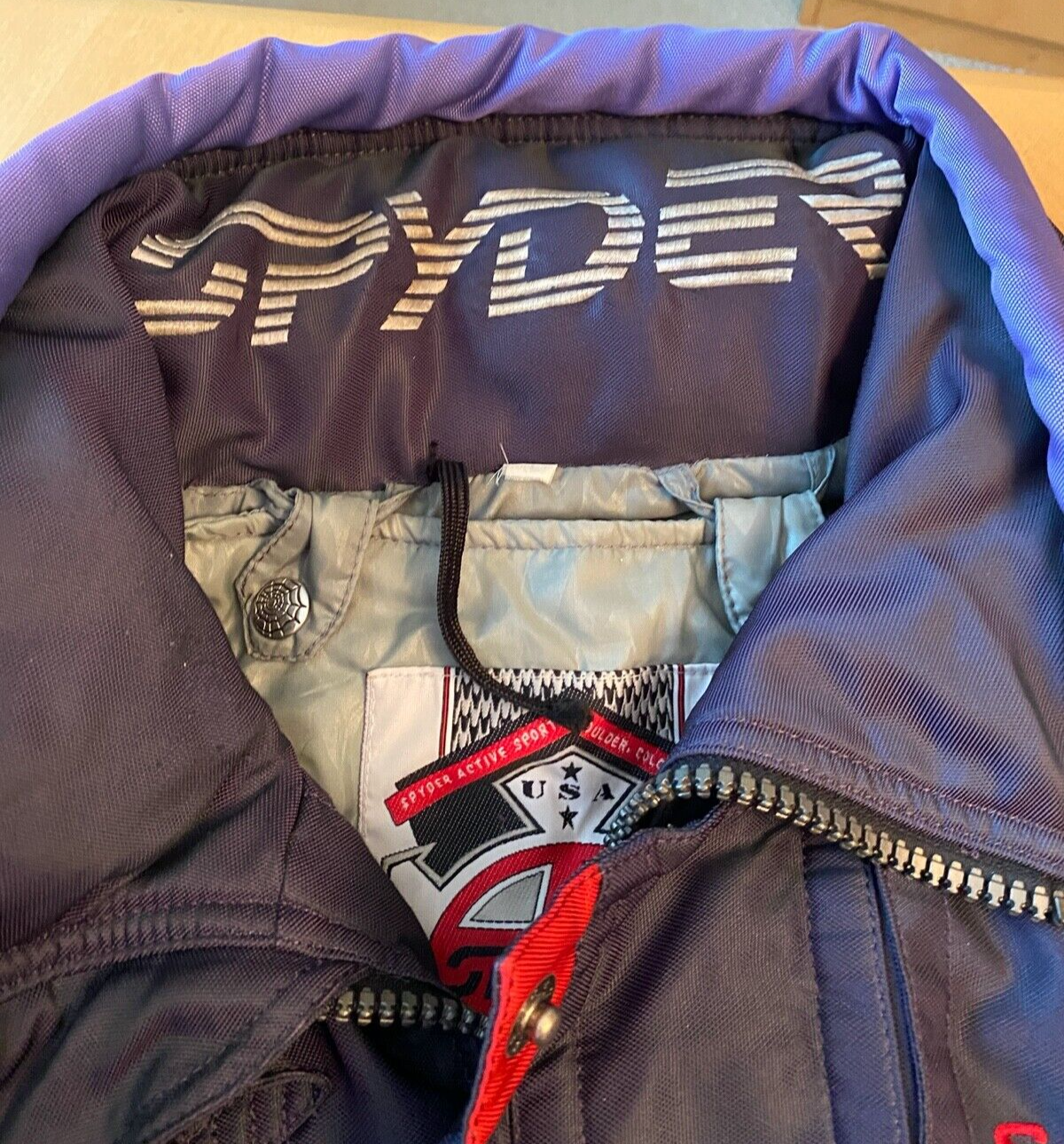 CAPPOTTO SCI TATTICO UOMO SPYDER + SALOMON VINTAGE TAGLIA XL