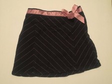 Gymboree CHELSEA GIRL Embroidered Striped Navy Blue Skirt/Skort Sz 5