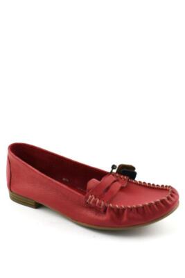 Tamaris Damen Slipper Ylvi 1-24213-26 Rot Leder Gr.37
