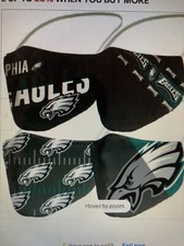 Philadelphia Eagles Fanatics Branded Adult Variety Face Mask Covering 4-Pack NEW