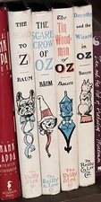 4 1960’s white spine OZ reprints L. Frank Baum HC