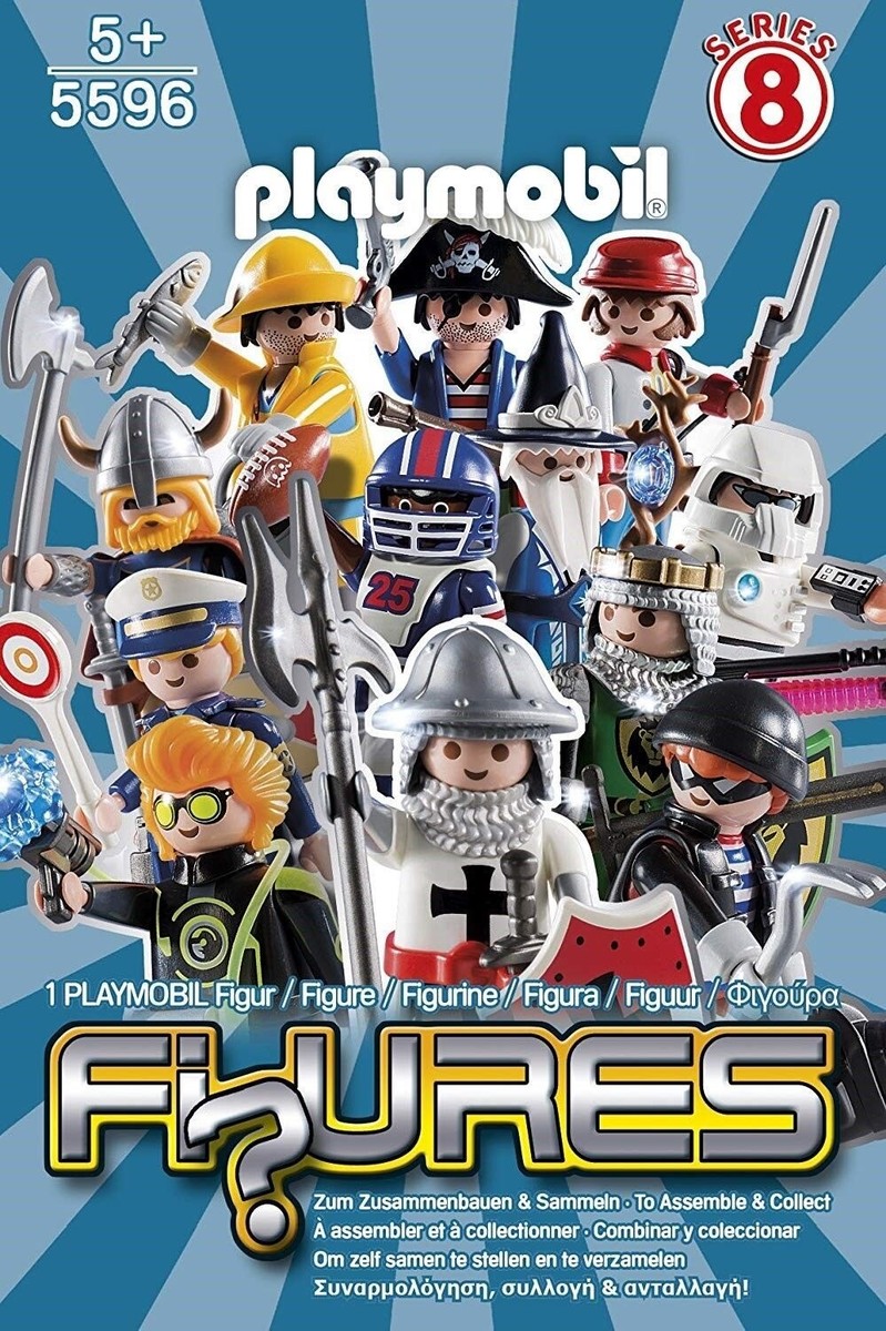 Playmobil 5596 Blue Boys Series 8 Mini Figure CASE of 48 mystery