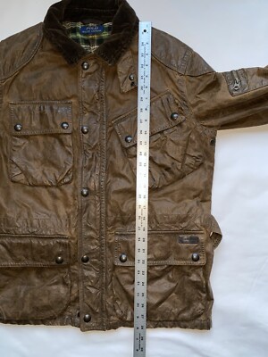 Polo Ralph Lauren Cylinder Iconic Oilcloth Waxed Cotton Belted