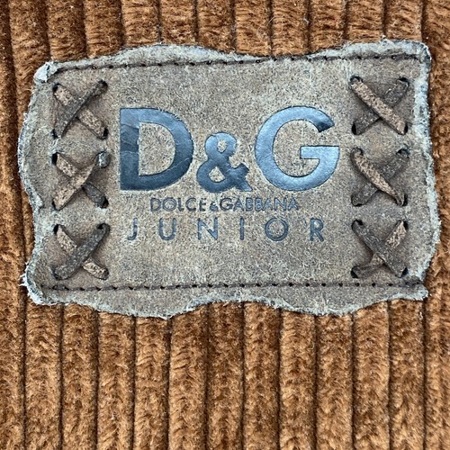DOLCE&GABBANA Sweater Youth 14 Colorblock Cable Striped Pullover Brown Italy - Picture 11 of 19
