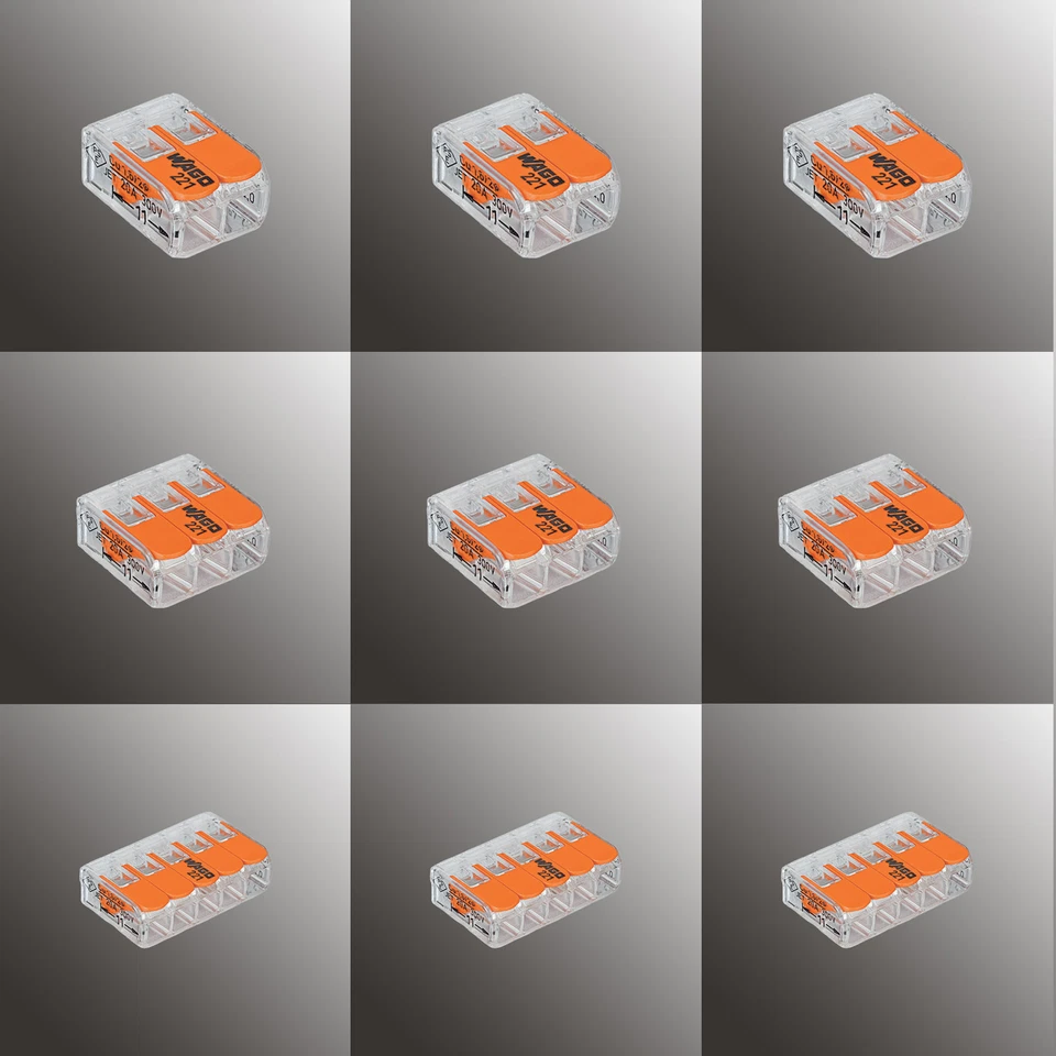 Wago Klemmen Hebelklemme 221-412 221-413 221-415 221-612 221-613 221-615 221-500