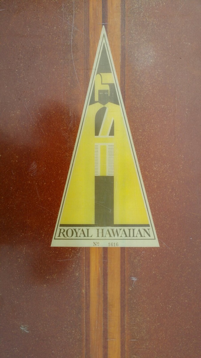 Vintage 1960s Rare Royal Hawaiian Surfboard No.1616 | eBay