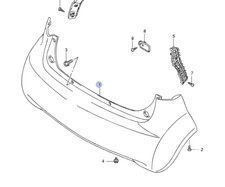 Neu Original Suzuki Splash Hintere Stoßstange Abdeckung Grundiert Typ 1,2, 3