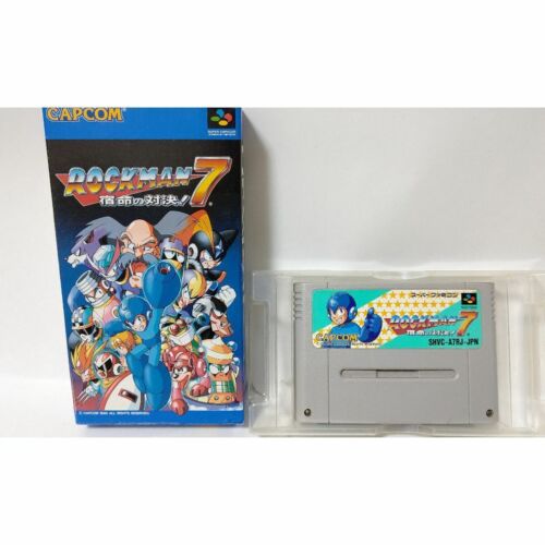 Mega Man 7 Super Famicom Japan CAPCOM SFC SNES Retro Game Tested