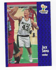 1991-92 FLEER JACK SIKMA #120 MILWAUKEE BUCKS