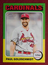 2024 Topps Heritage #490 Paul Goldschmidt St. Louis Cardinals