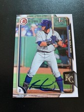 Roman Collins Signed 2015 Bowman Draft Card Kansas City Royals Autograph COA