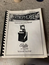 original  XENOPHOBE BALLY MIDWAY Arcade video game manual