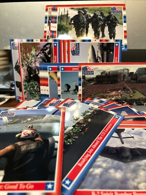 2001 ENDURING FREEDOM TRADING CARDs==BUY ONE, GET ONE FREE