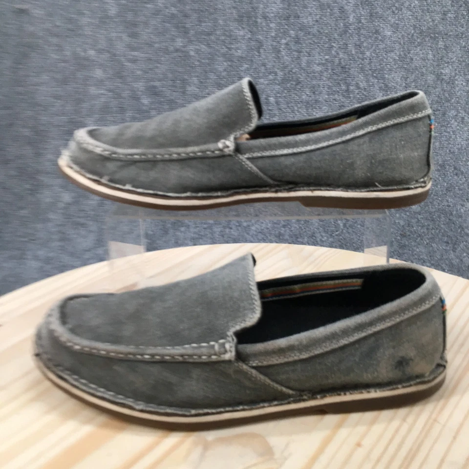 Margaritaville 鞋 男式 10.5 Santa Cruz Moc Toe 乐福鞋 运动鞋 灰色 一脚蹬 — 第 2/4 张图片