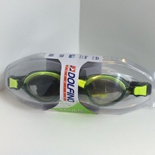 Dolfino Striker Silicone Swim Goggles Adult Ages 12 UV400 Protection Latex Free