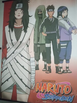 Naruto Wall Scroll signed by Mary Elizabeth McGlynn Voice of Kurenai