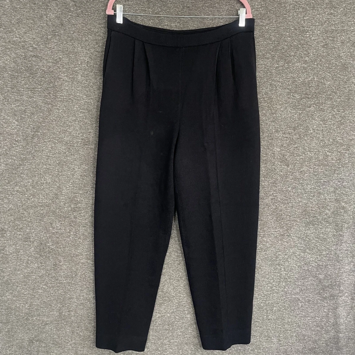 Pantalon Femme St John Collection By Marie Gray – Taille 4 – Noir – Coton Extensible – Occasion Très Bon état