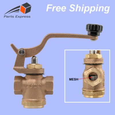 STEAM RELEASE VALVE #44SS, 1/4'' STEAMER REPAIR PART, WHISTLE VALVE, 150 WSP