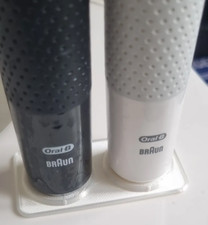Oral B Toothbrush Stand with Drip Tray Holder / Dual Electric Braun Holder