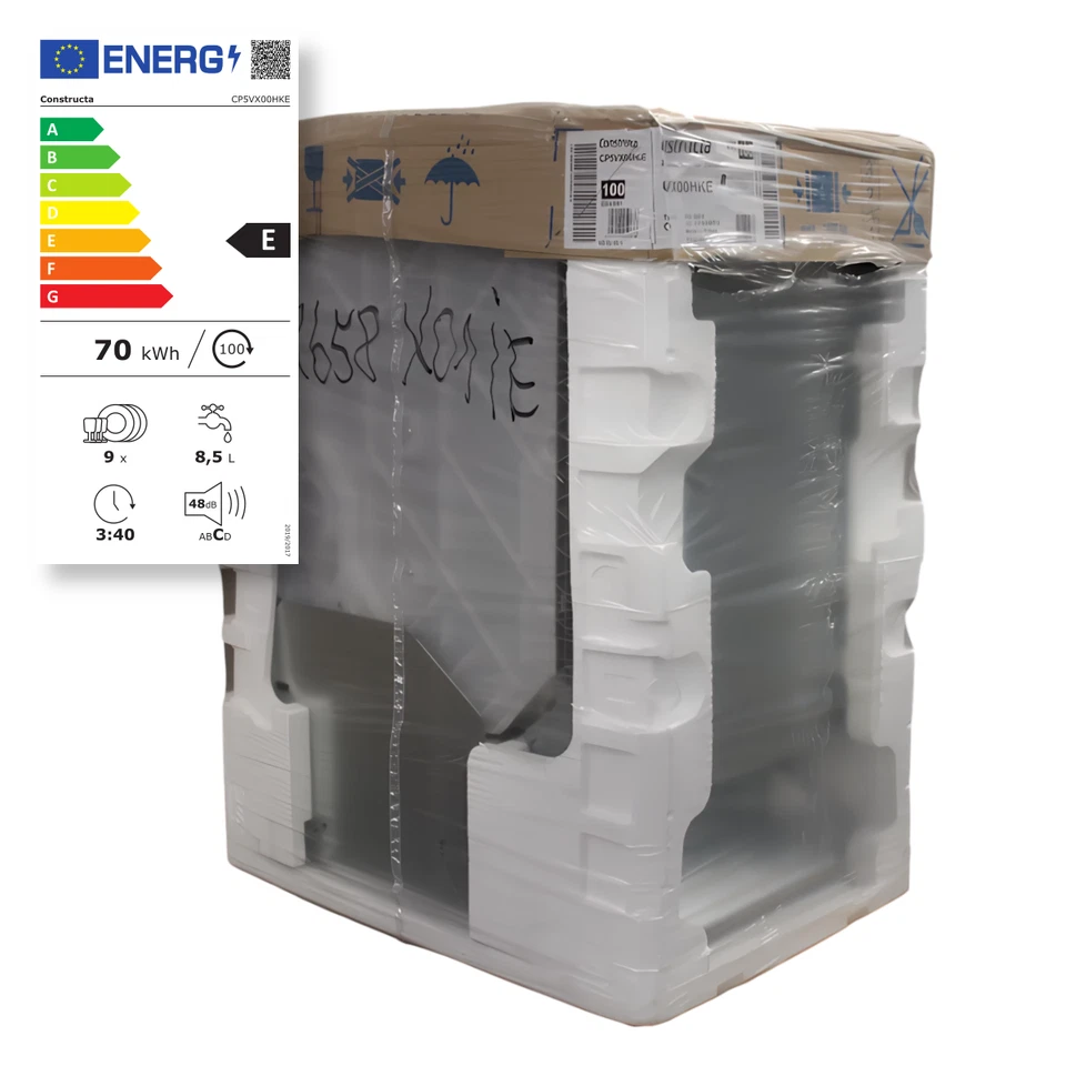 Constructa CP5VX00HKE vollintegrierbarer Geschirrspüler 81,5 45cm 9 Maßgedecke