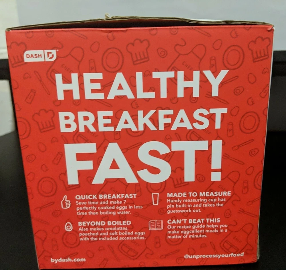 Dash Rapid 7-Egg Electric Cooker 360W - New Open Box